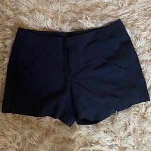 ATHELTA navy blue swim shorts
